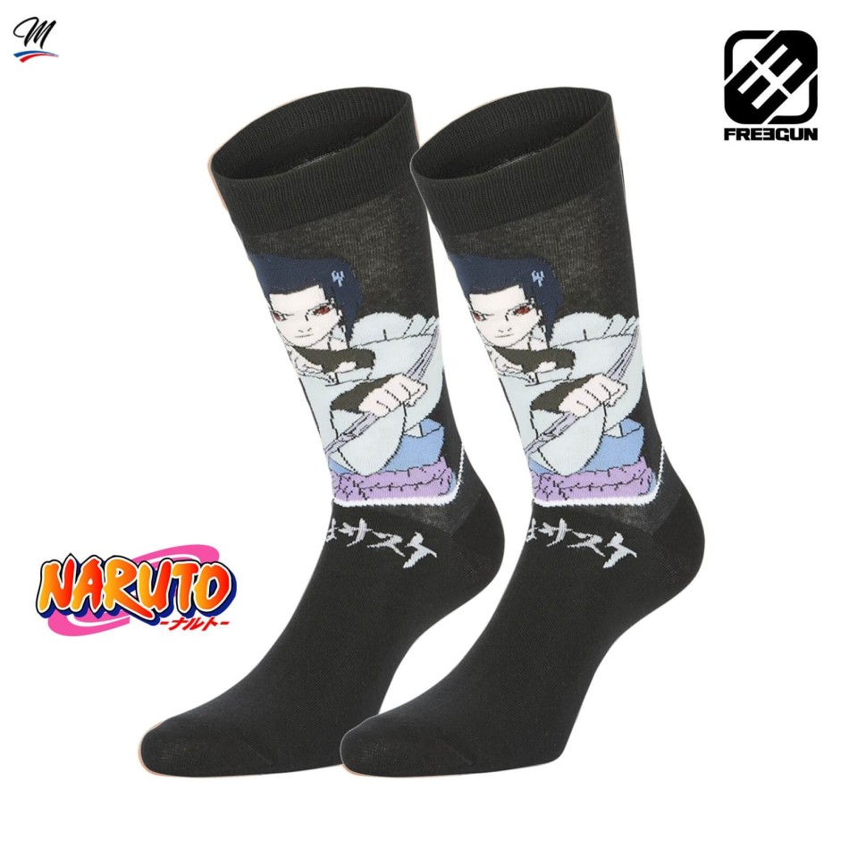 Set van 2 paar "Naruto" jongenssokken (Fantasieën) Freegun chez FrenchMarket