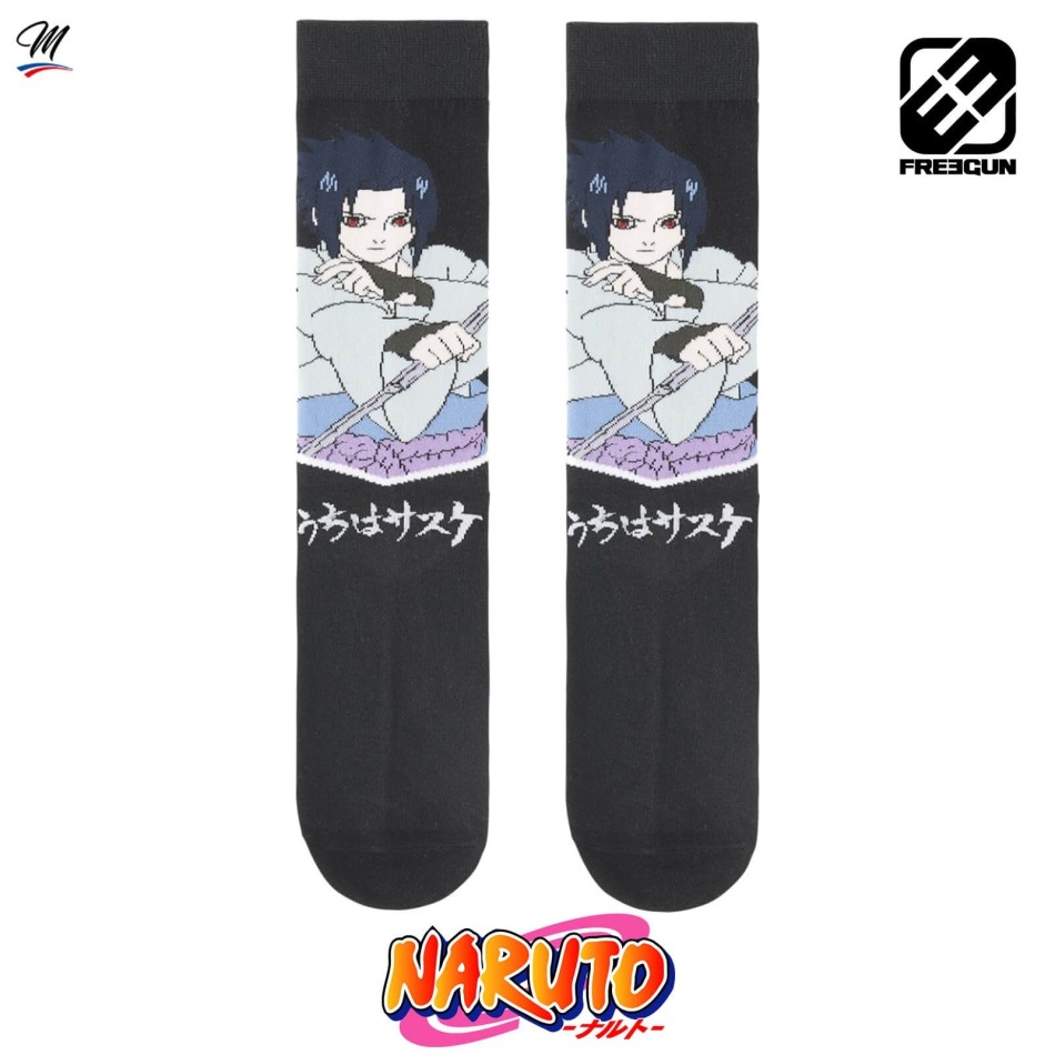 Set van 2 paar "Naruto" jongenssokken (Fantasieën) Freegun chez FrenchMarket