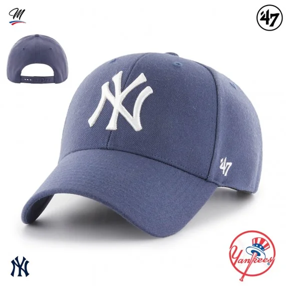 MLB New York Yankees MVP Snapback Cap Blu (Berretto MLB) '47 Brand chez FrenchMarket MLB New York Yankees MVP Snapback Cap Blu (Berretto MLB) '47 Brand chez FrenchMarket