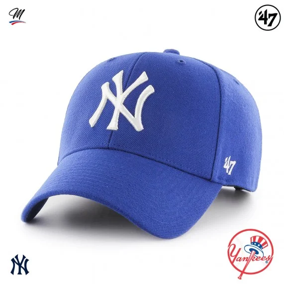 MLB New York Yankees MVP Snapback Cap Blu (Berretto MLB) '47 Brand chez FrenchMarket