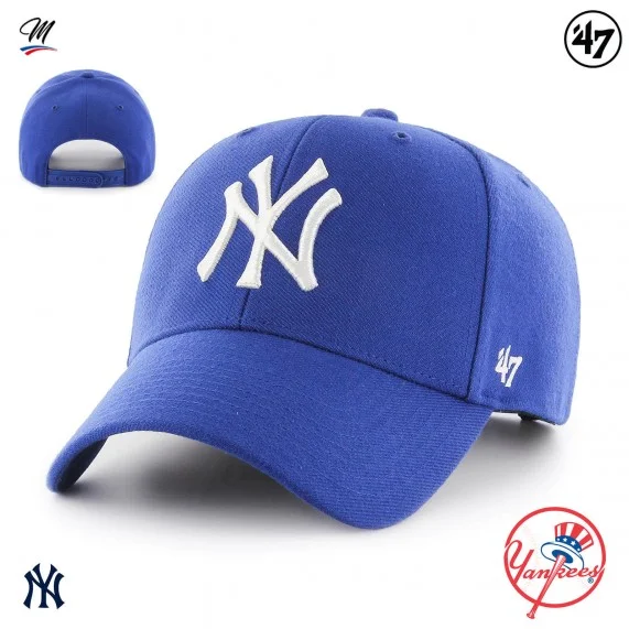 MLB New York Yankees MVP Snapback Cap Blu (Berretto MLB) '47 Brand chez FrenchMarket