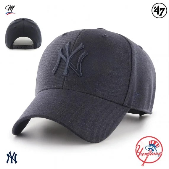 MLB New York Yankees MVP Snapback Cap Blu (Berretto MLB) '47 Brand chez FrenchMarket