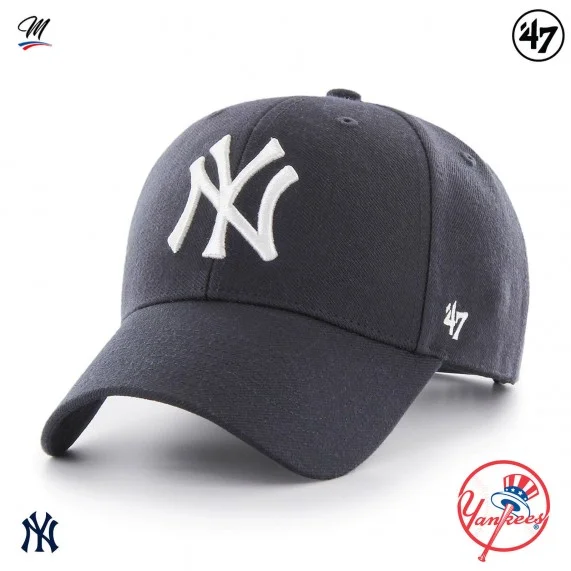 MLB New York Yankees MVP Snapback Cap Blu (Berretto MLB) '47 Brand chez FrenchMarket