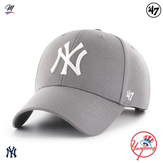 MLB New York Yankees MVP Snapback Cap Grau (Cap) '47 Brand auf FrenchMarket