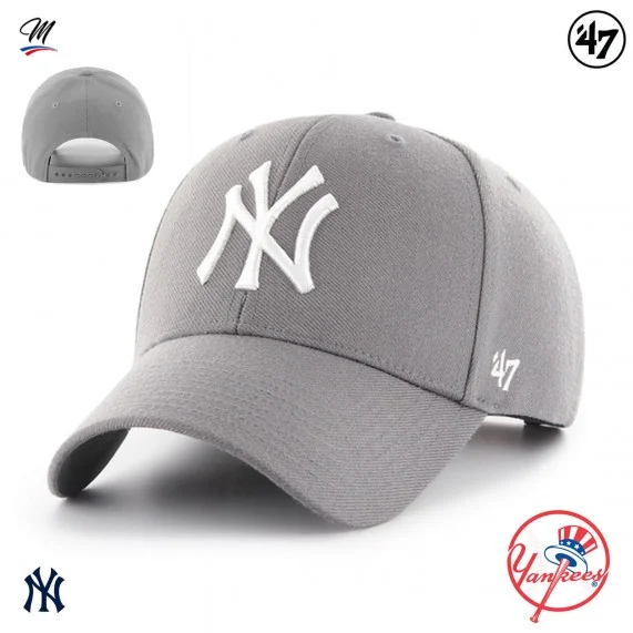 MLB New York Yankees MVP Snapback Cap Grau (Cap) '47 Brand auf FrenchMarket