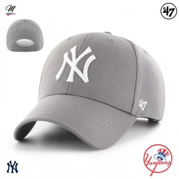 Gorra MLB New York Yankees MVP Snapback Gris (Gorras) '47 Brand chez FrenchMarket