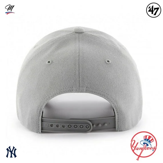 MLB New York Yankees MVP Snapback Cap Grigio (Berretto MLB) '47 Brand chez FrenchMarket