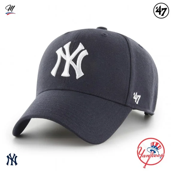 MLB New York Yankees MVP Snapback Cap Blu (Berretto MLB) '47 Brand chez FrenchMarket