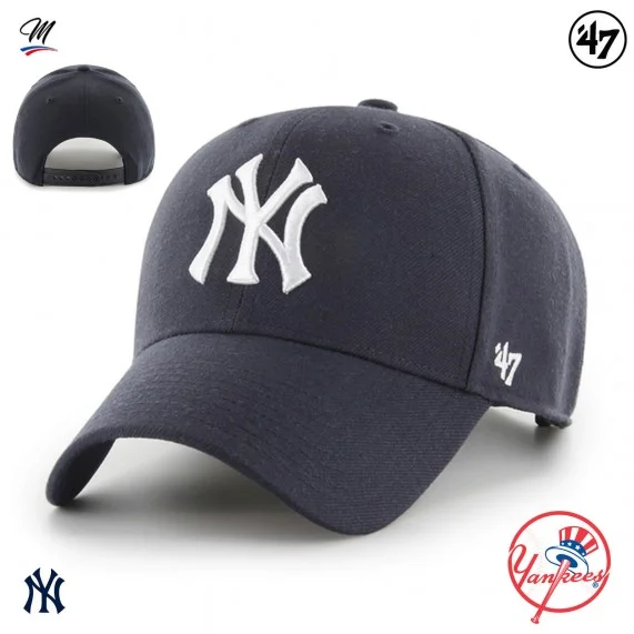 MLB New York Yankees MVP Snapback Cap Blu (Berretto MLB) '47 Brand chez FrenchMarket