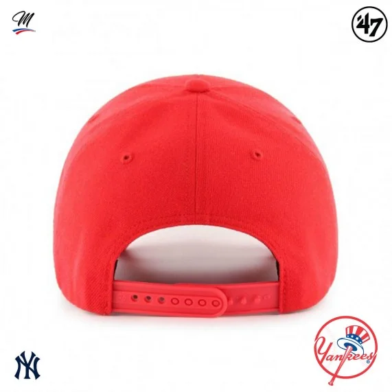 MLB New York Yankees MVP Snapback Cap rosso (Cappellino) '47 Brand chez FrenchMarket