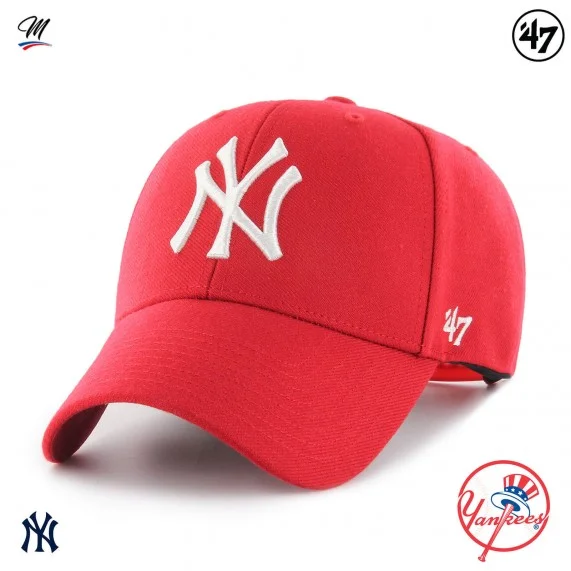 MLB New York Yankees MVP Snapback Cap Rood (Caps) '47 Brand chez FrenchMarket