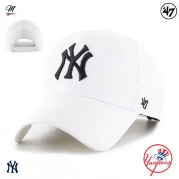 MLB New York Yankees MVP Snapback Cap Bianco (Cappellino) '47 Brand chez FrenchMarket