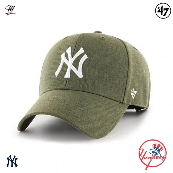 MLB New York Yankees MVP Snapback Cap Verde (Gorras) '47 Brand chez FrenchMarket