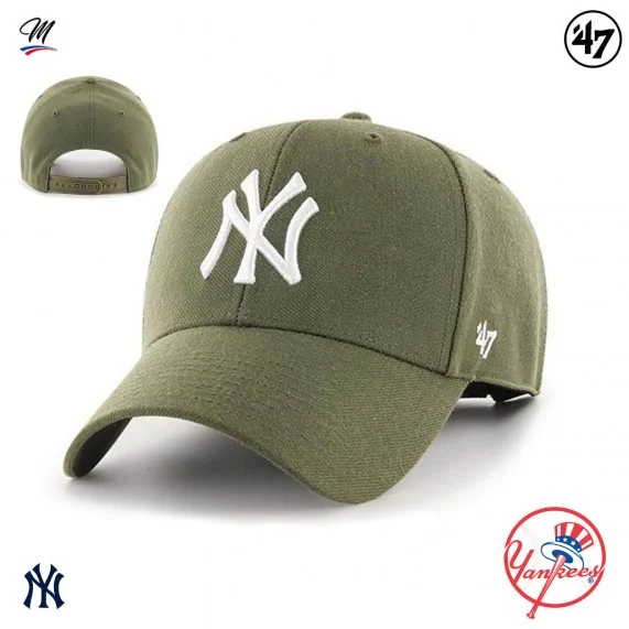 MLB New York Yankees MVP Snapback Cap Verde (Gorras) '47 Brand chez FrenchMarket