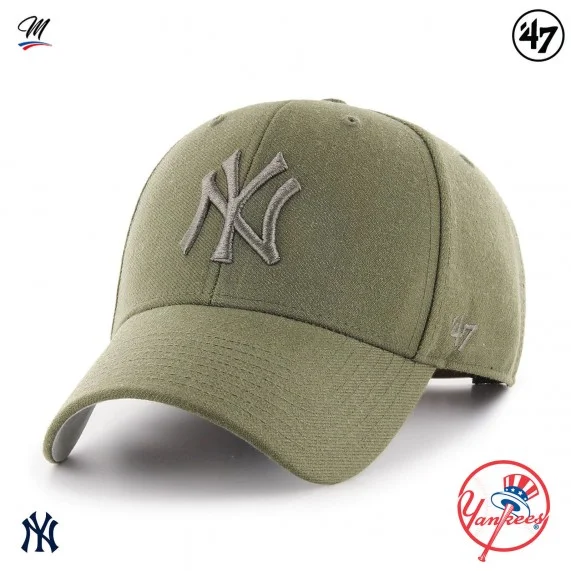 MLB New York Yankees MVP Snapback Cap Verde (Gorras) '47 Brand chez FrenchMarket