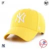 Casquette MLB New York Yankees MVP Snapback Jaune (Casquettes) '47 Brand chez FrenchMarket