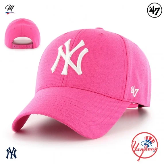 MLB New York Yankees MVP Snapback Cap Rosa (Gorras) '47 Brand chez FrenchMarket
