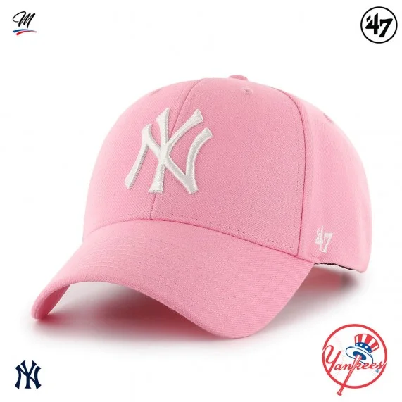 MLB New York Yankees MVP Snapback Cap Rosa (Gorras) '47 Brand chez FrenchMarket