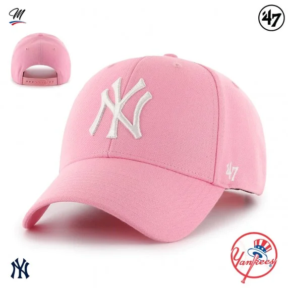 MLB New York Yankees MVP Snapback Cap Rosa (Gorras) '47 Brand chez FrenchMarket