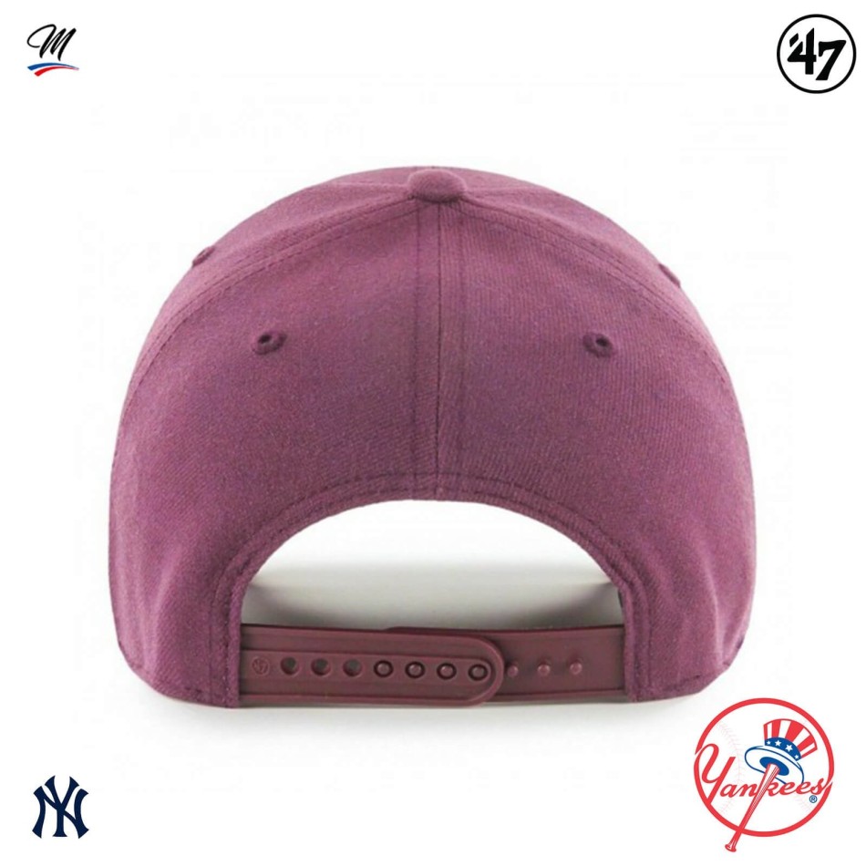 MLB New York Yankees MVP Snapback Cap Violett (Kappen) '47 Brand auf FrenchMarket