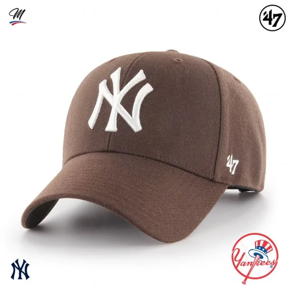 MLB New York Yankees MVP Snapback Cap Brown (Caps) '47 Brand on FrenchMarket