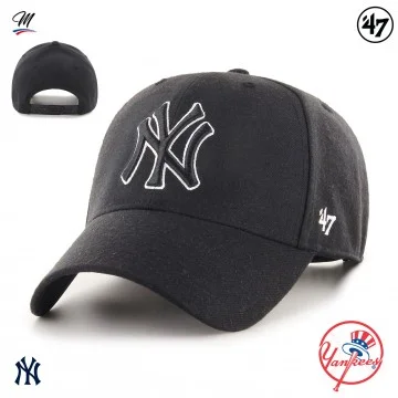 MLB New York Yankees MVP Snapback Cap Schwarz (Cap) '47 Brand auf FrenchMarket
