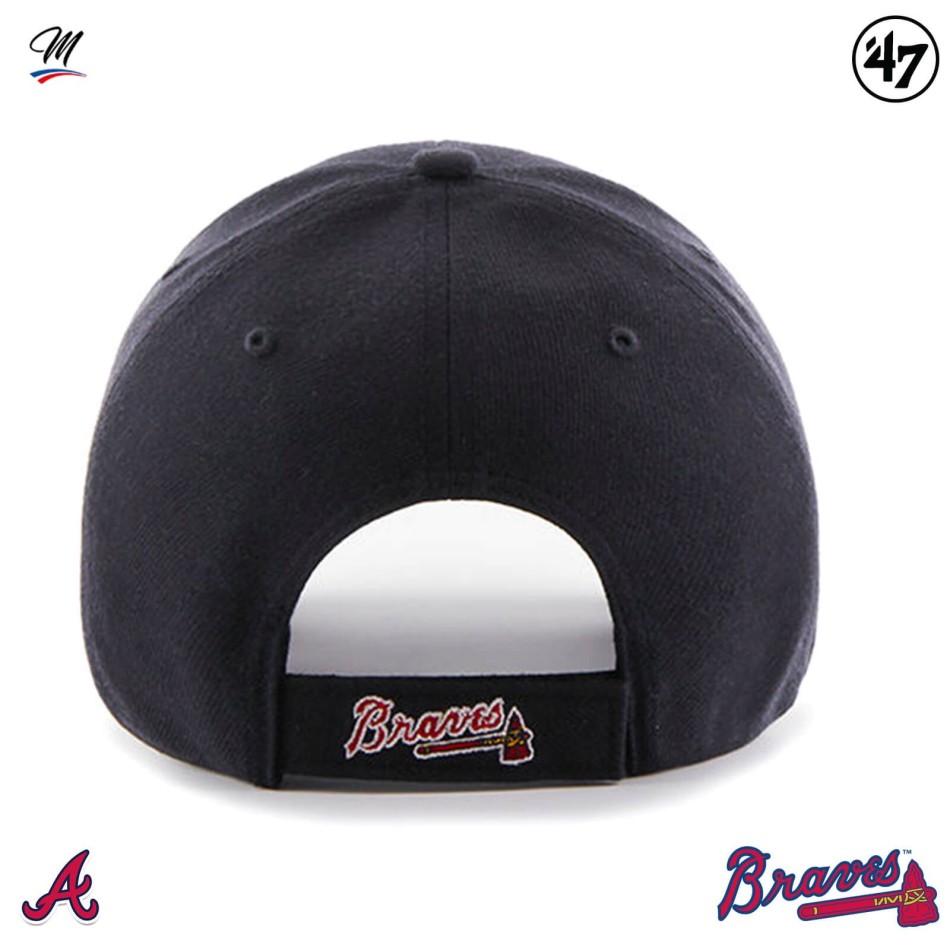 MLB Atlanta Braves MVP "Team Logo" Cap Marinblå | '47 Brand