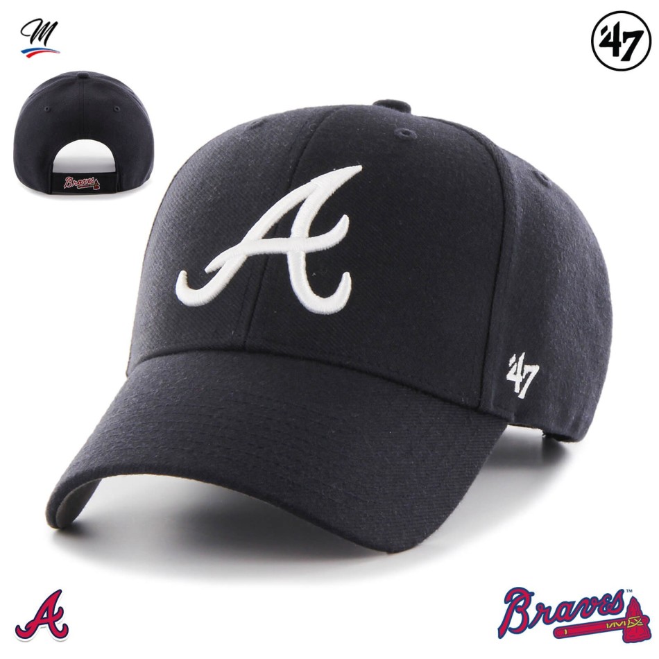 MLB Atlanta Braves MVP "Team Logo" Cap Marinblå | '47 Brand