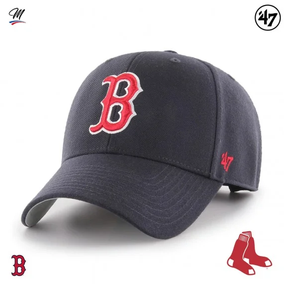 Cappellino MLB Boston Red Sox MVP "Logo della squadra (Berretto MLB) '47 Brand chez FrenchMarket