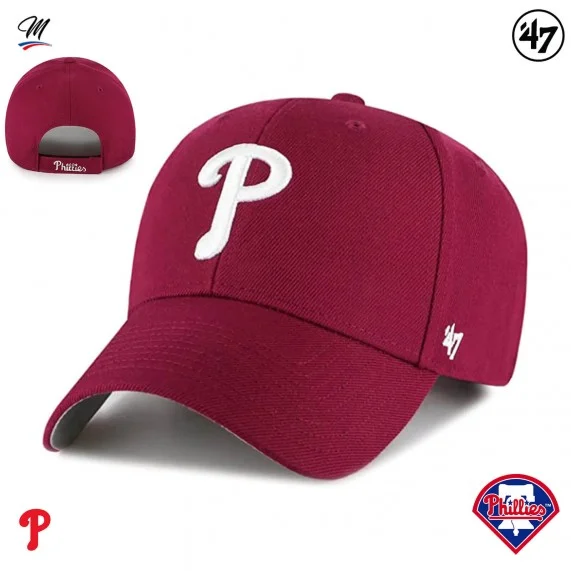 Berretto cardinale MVP dei Philadelphia Phillies (Cappellino) '47 Brand chez FrenchMarket