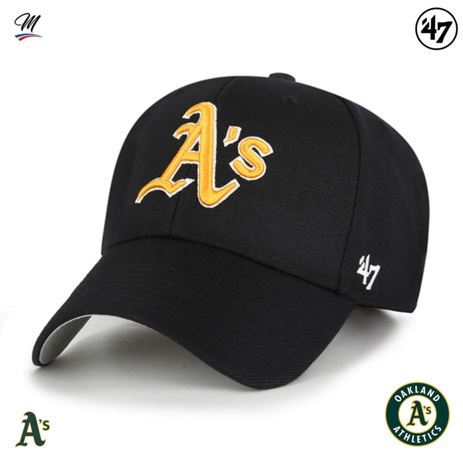 MLB Oakland Athletics MVP "Team Logo" Cap Svart grön | '47 Brand