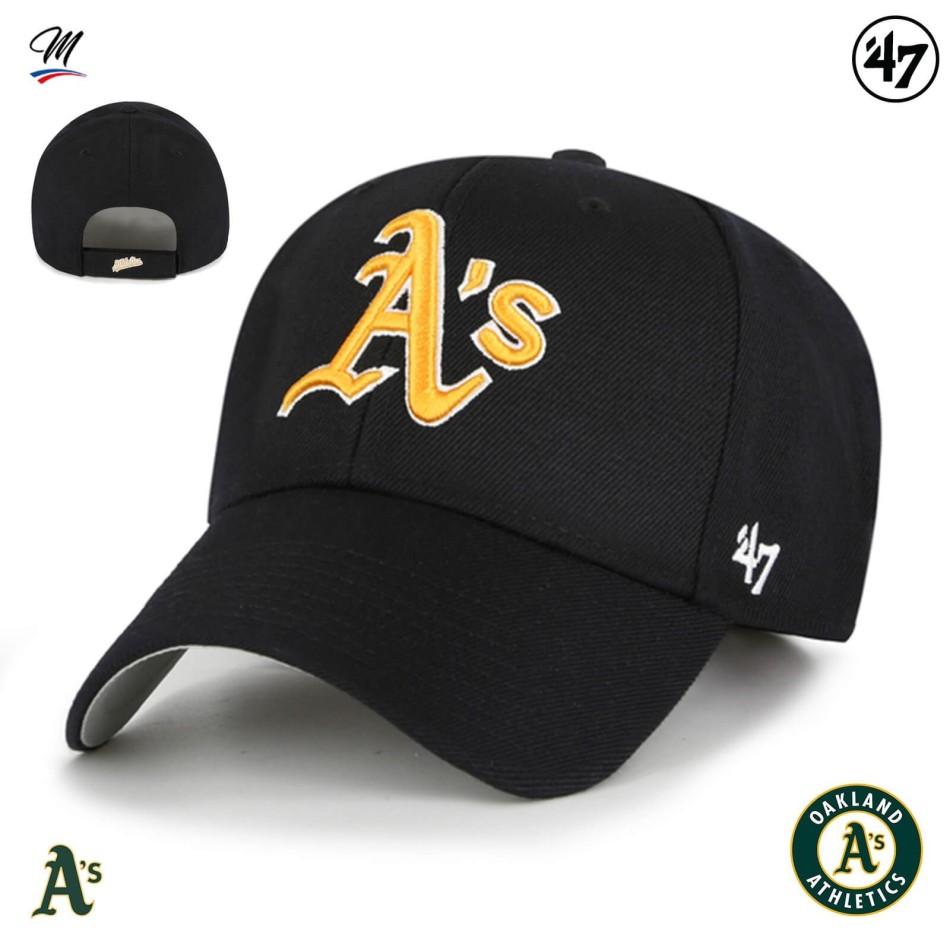 MLB Oakland Athletics MVP "Team Logo" Cap Svart grön | '47 Brand