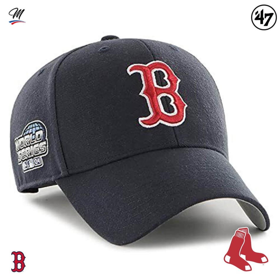 Casquette MLB Boston Red Sox "Sure Shot World Series 2004 MVP" (Casquettes) '47 Brand chez FrenchMarket
