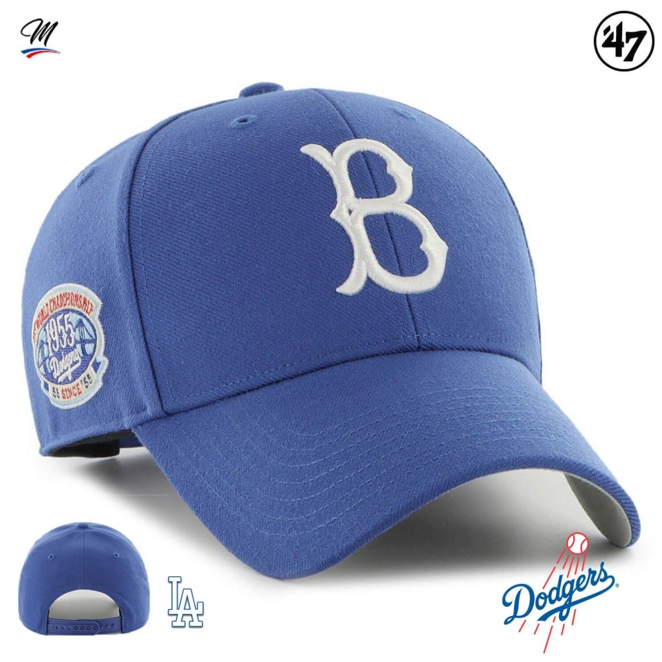 Casquette MLB Los Angeles Dodgers "Sure Shot World Series 1955 MVP" (Casquettes) '47 Brand chez FrenchMarket