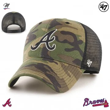 MLB Atlanta Braves "Branson MVP Camo" cap (Caps) '47 Brand on FrenchMarket