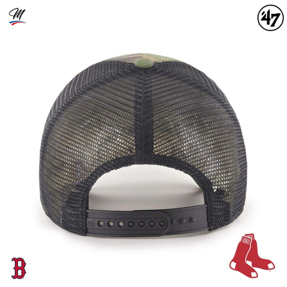 Gorra MLB Boston Red Sox "Branson MVP Camo (Gorras) '47 Brand chez FrenchMarket