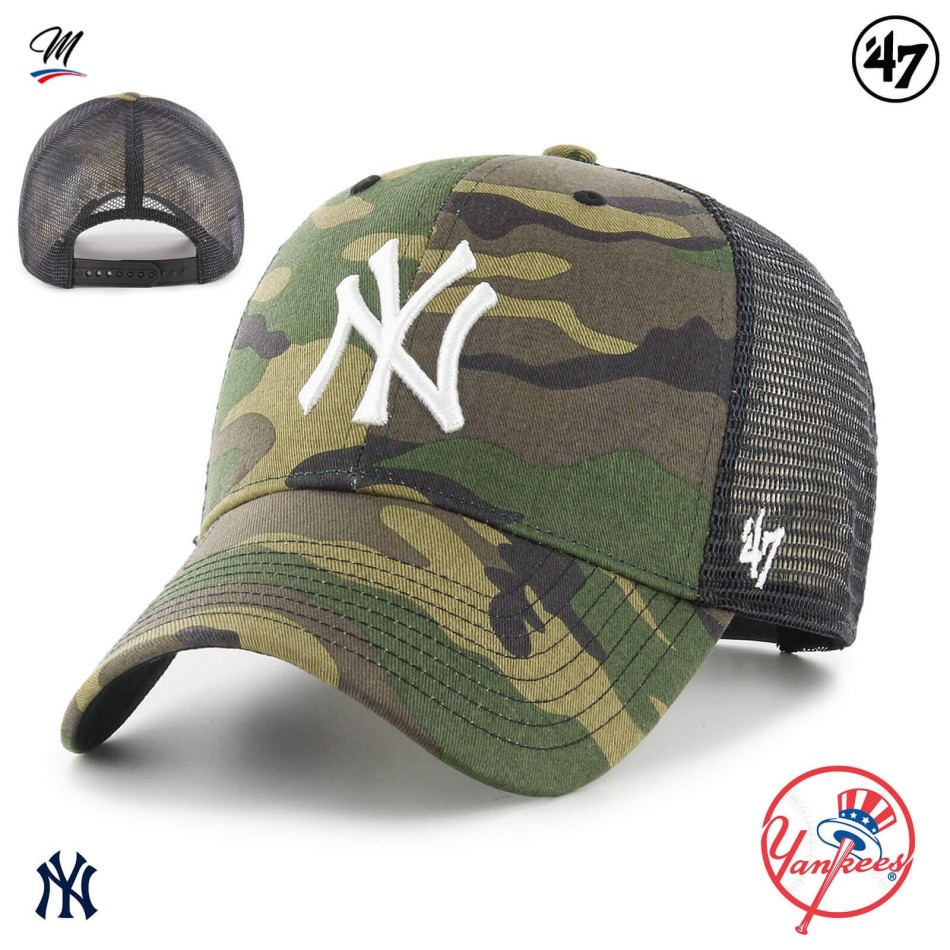 NY trucker camouflage cap MLB New York Yankees "Branson MVP Camo