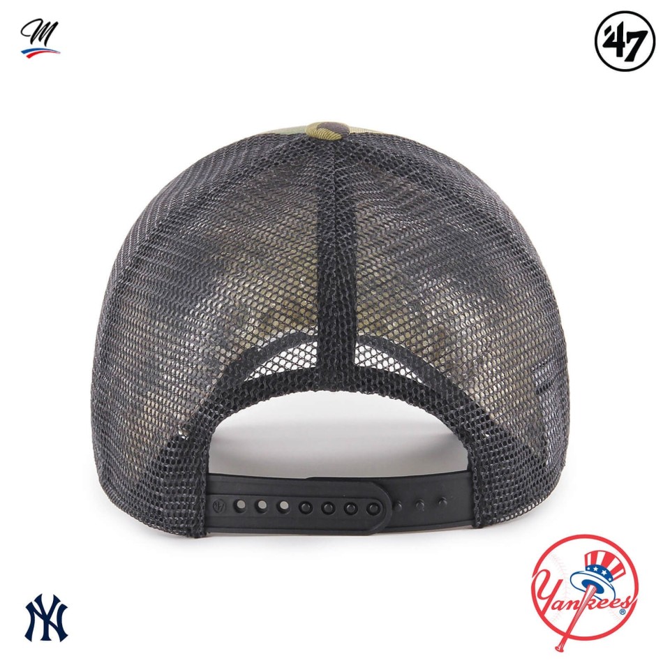 Casquette MLB New York Yankees "Branson MVP Camo" (Casquettes) '47 Brand chez FrenchMarket