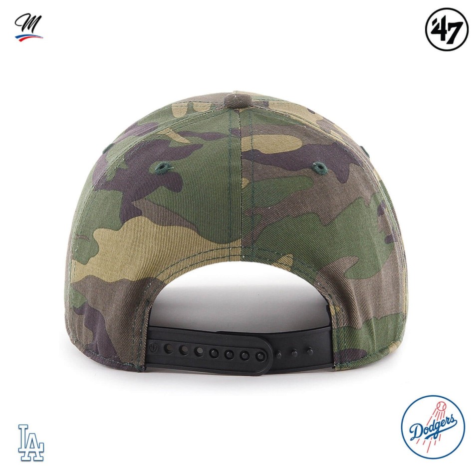 Casquette MLB Los Angeles Dodgers "Grove Snapback MVP Camo" (Casquettes) '47 Brand chez FrenchMarket