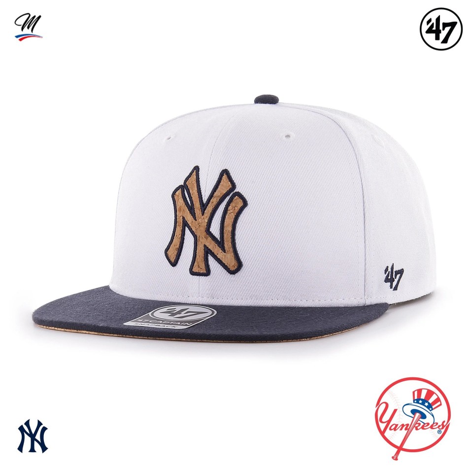 New York Yankees Corkscrew '47 Captain Hat i kork | Fri Frakt