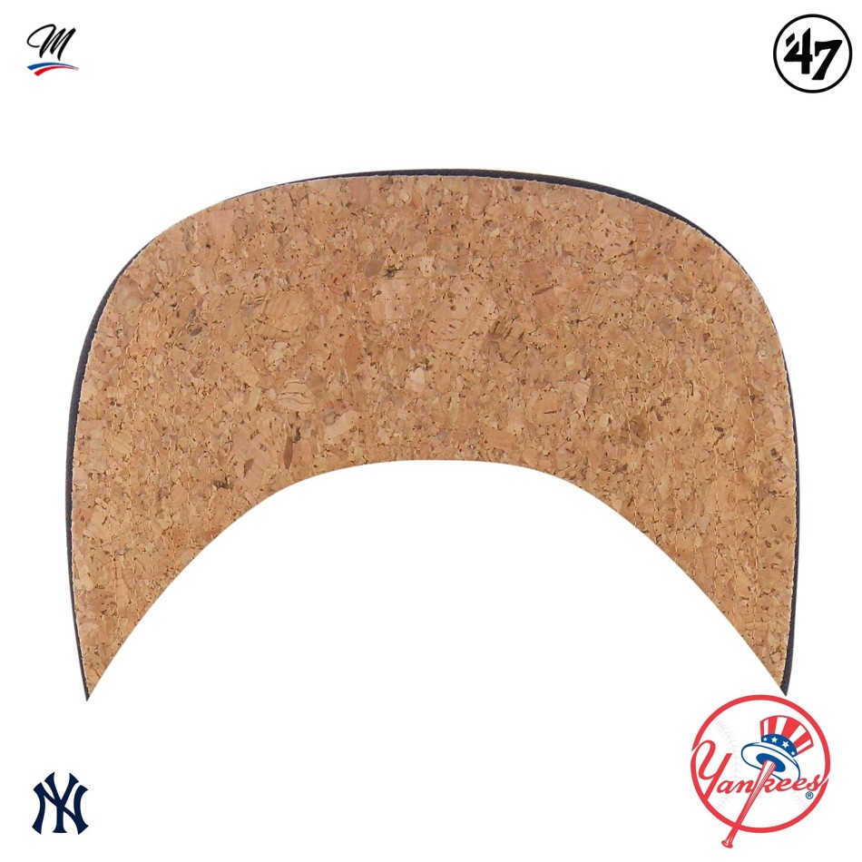 New York Yankees Corkscrew '47 Captain Hat i kork | Fri Frakt