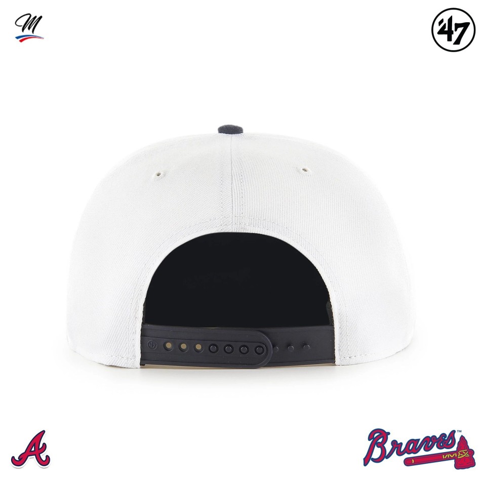 Atlanta Braves Corkscrew '47 Captain Hat i kork | Fri Frakt