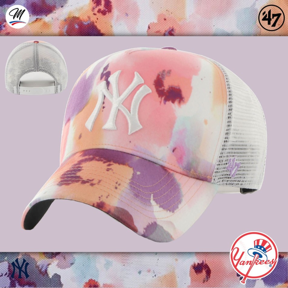 Cappellino MLB New York Yankees "Day Glow Mesh (Cappellino) '47 Brand chez FrenchMarket