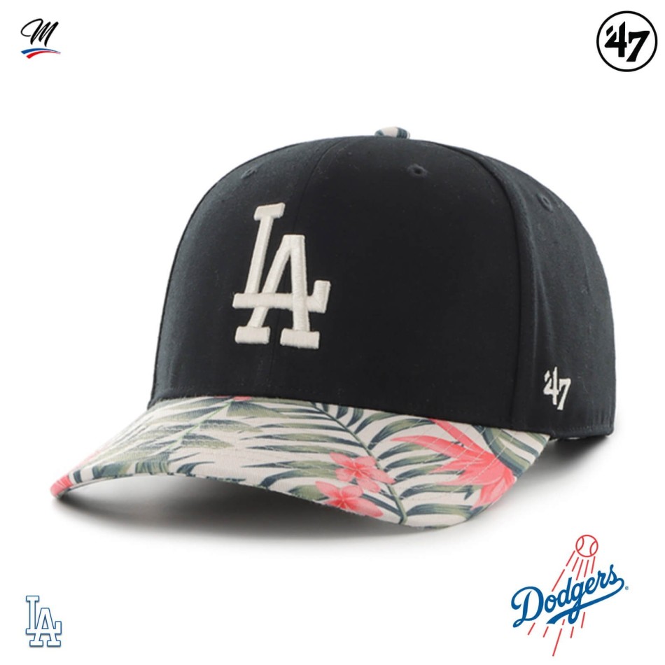 LA Dodgers bomull "Coastal Floral Snap" Cap Fri Frakt
