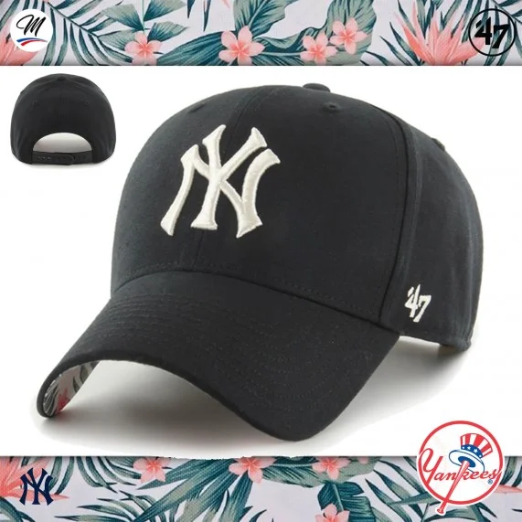 MLB New York Yankees "Coastal Floral Under" cap (Caps) '47 Brand on FrenchMarket