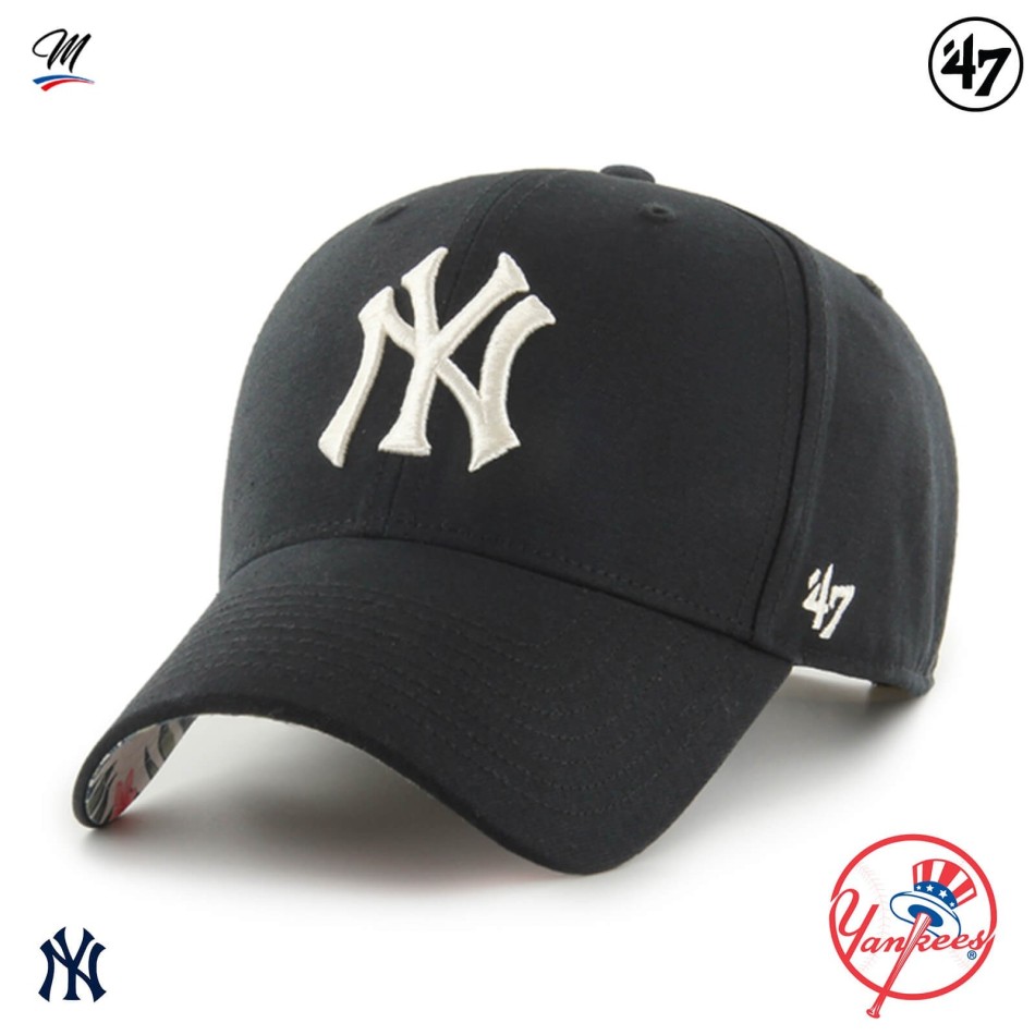 Casquette MLB New York Yankees "Coastal Floral Under" (Casquettes) '47 Brand chez FrenchMarket