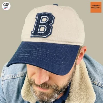 Baseballmütze Baumwolle "B-Cap (Cap) Bombers Original auf FrenchMarket
