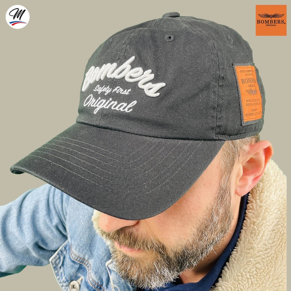 BOMBERS Original Weslake Baseball Cap - Safety First med bomullsbrodyr