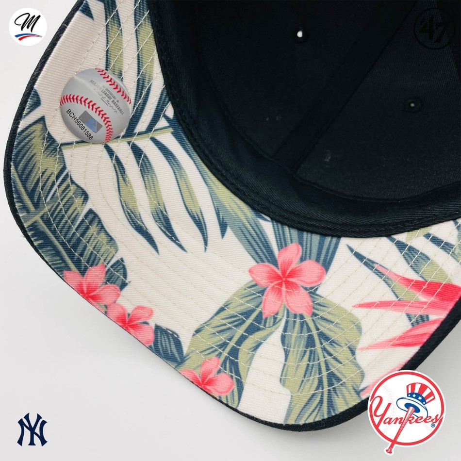 Casquette MLB New York Yankees "Coastal Floral Under" (Casquettes) '47 Brand chez FrenchMarket
