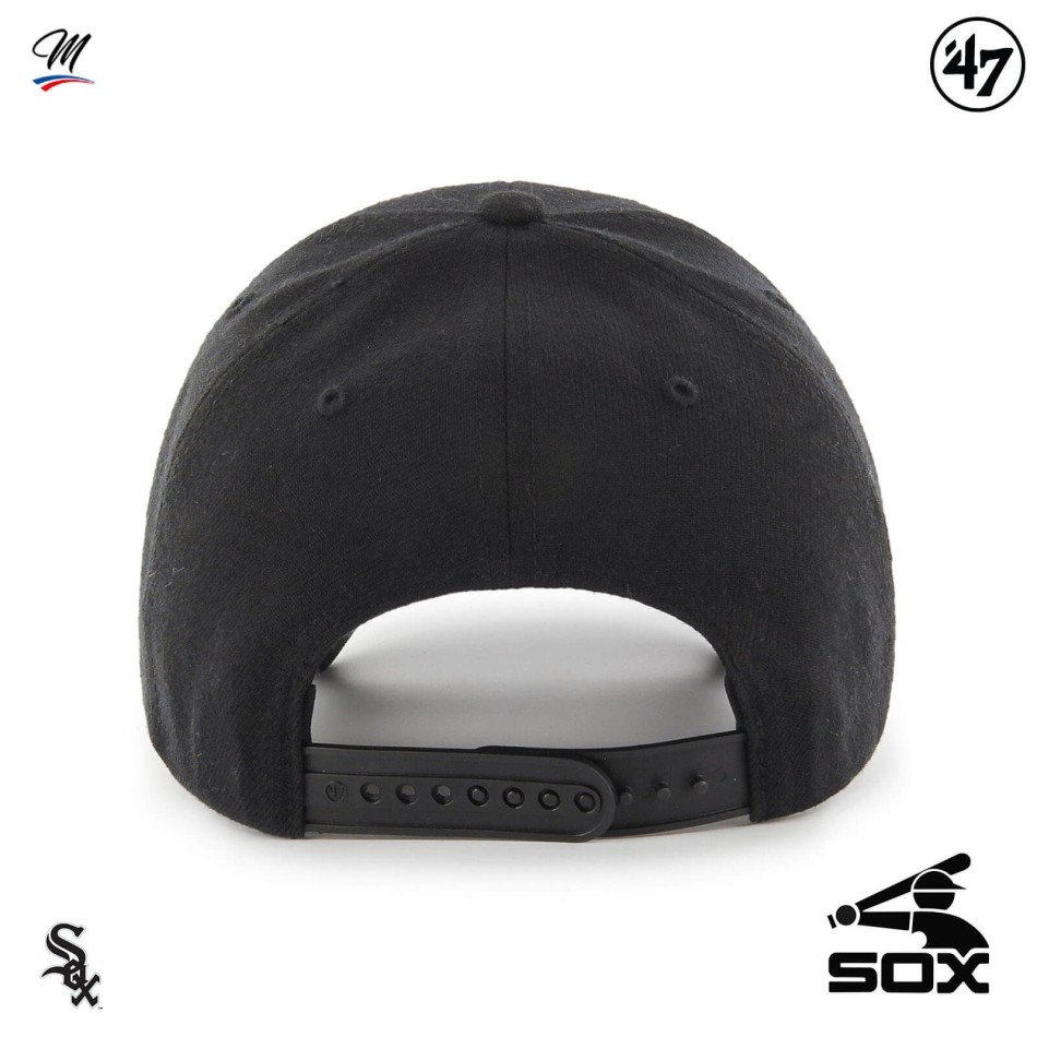 MLB Chicago White Sox MVP Snapback Cap Nero (Cappellino) '47 Brand chez FrenchMarket